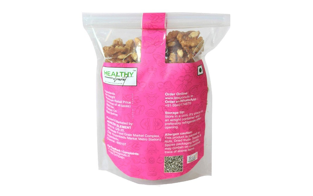 Let's Go Nuts Fresh Walnut Seeds Natural Halves (Akrot Giri)   Pack  250 grams